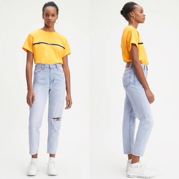 Levi's Denim - Levi’s High Waist Mom Fit Light Wash Jeans